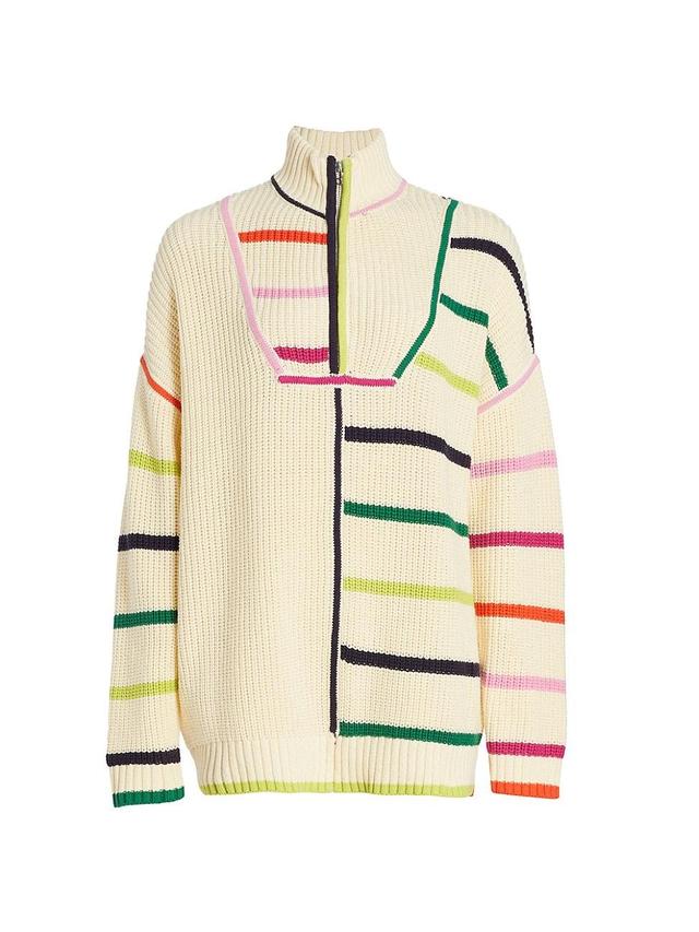 Womens Hampton Striped Oversized Sweater Product Image