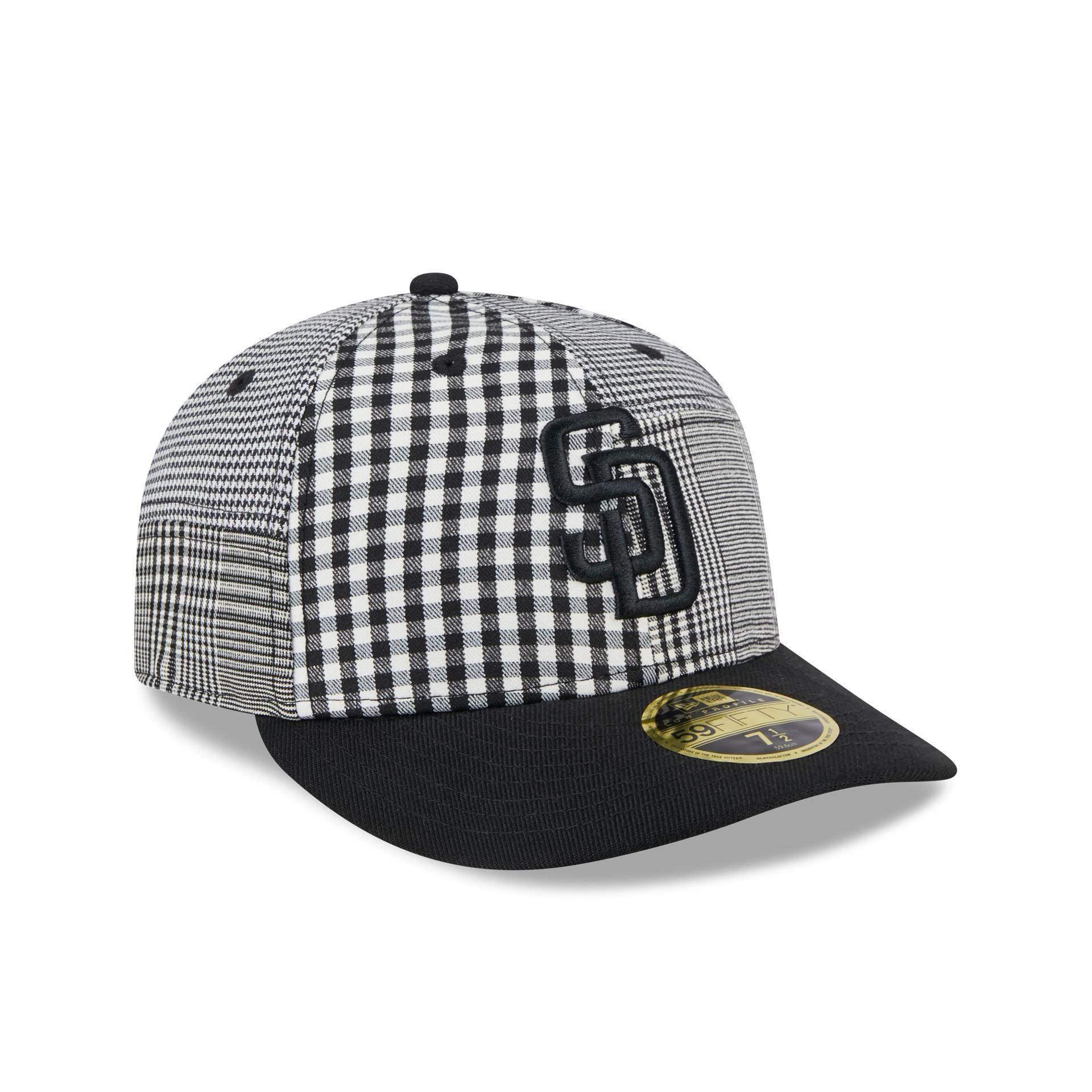 San Diego Padres Patch Plaid Low Profile 59FIFTY Fitted Hat Male Product Image