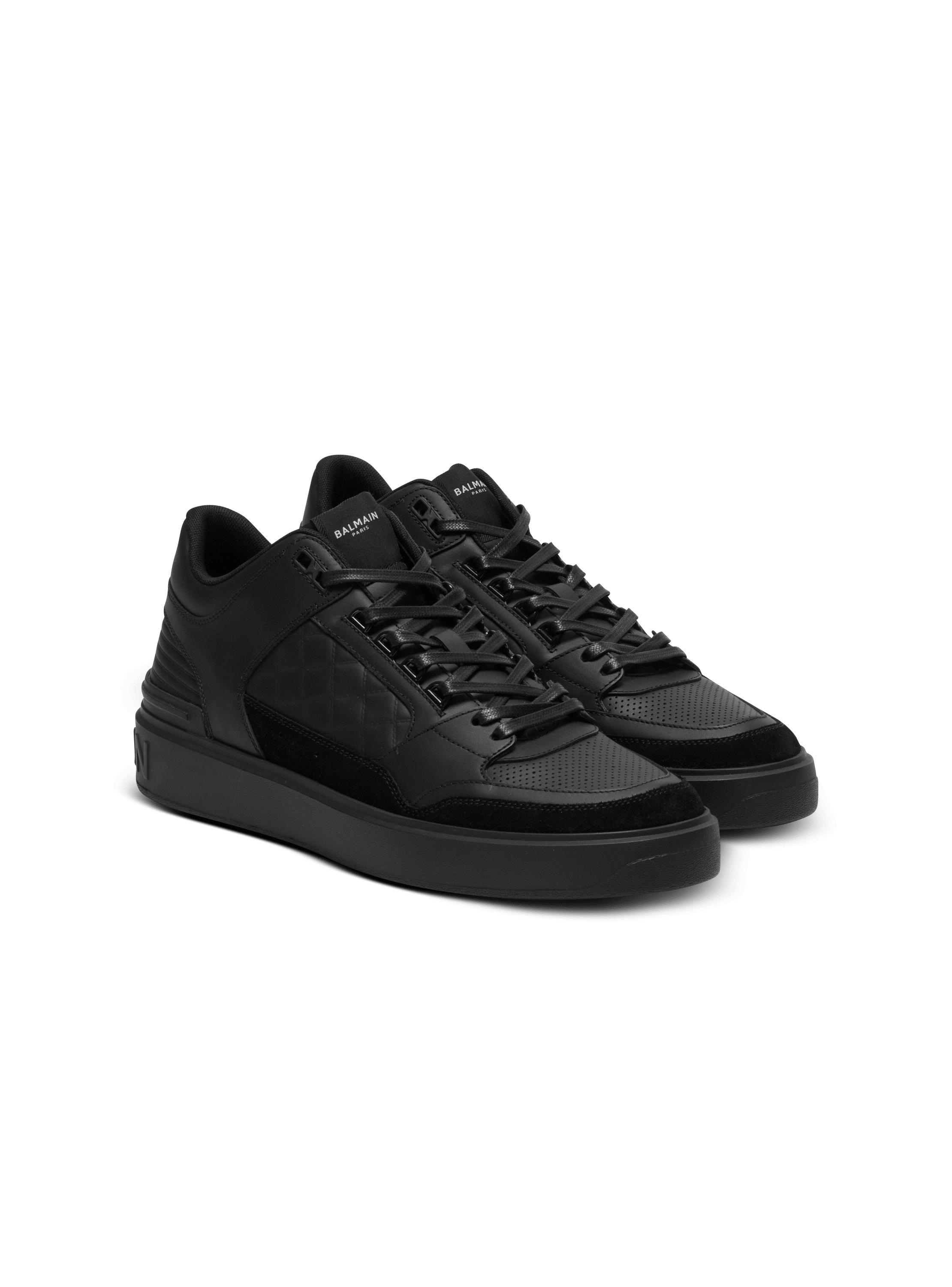 B-Court mid-top leather sneakers Product Image