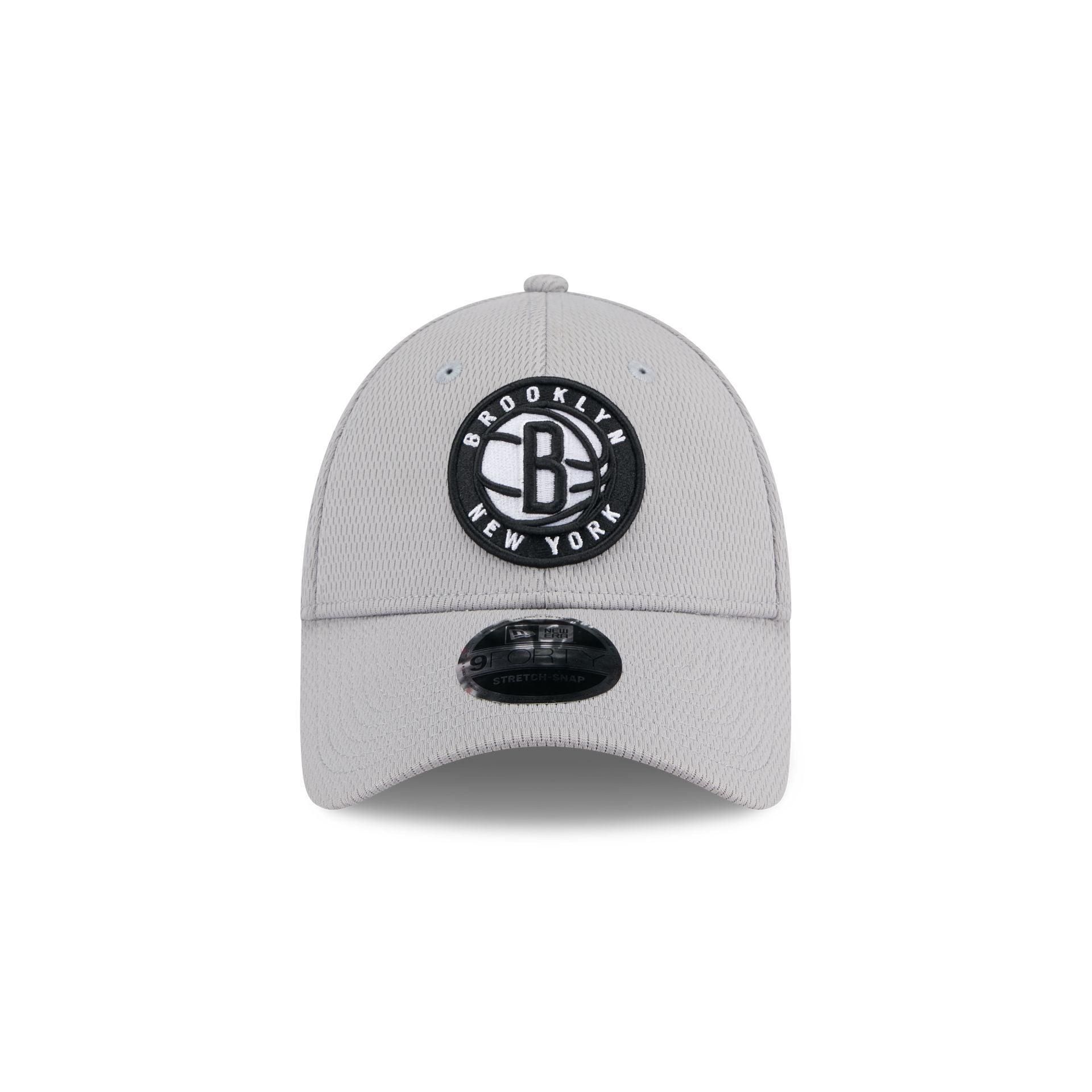 Brooklyn Nets Gray 9FORTY Stretch-Snap Hat Male Product Image