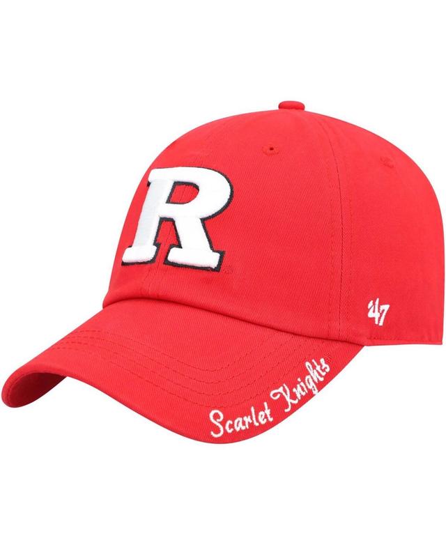 Womens 47 Scarlet Rutgers Scarlet Knights Miata Clean Up Logo Adjustable Hat Product Image