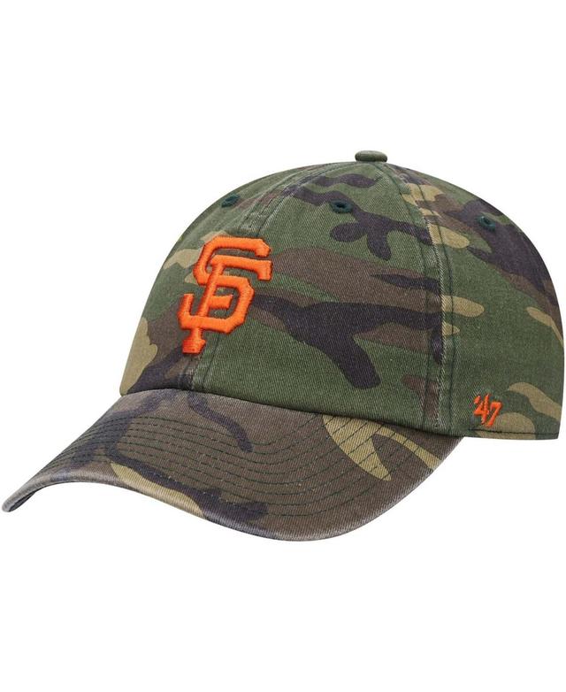 Mens Camo San Francisco Giants Team Clean Up Adjustable Hat Product Image