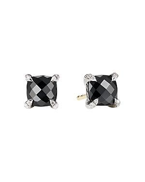 Womens Petite Chatelaine Stud Earrings in Sterling Silver Product Image