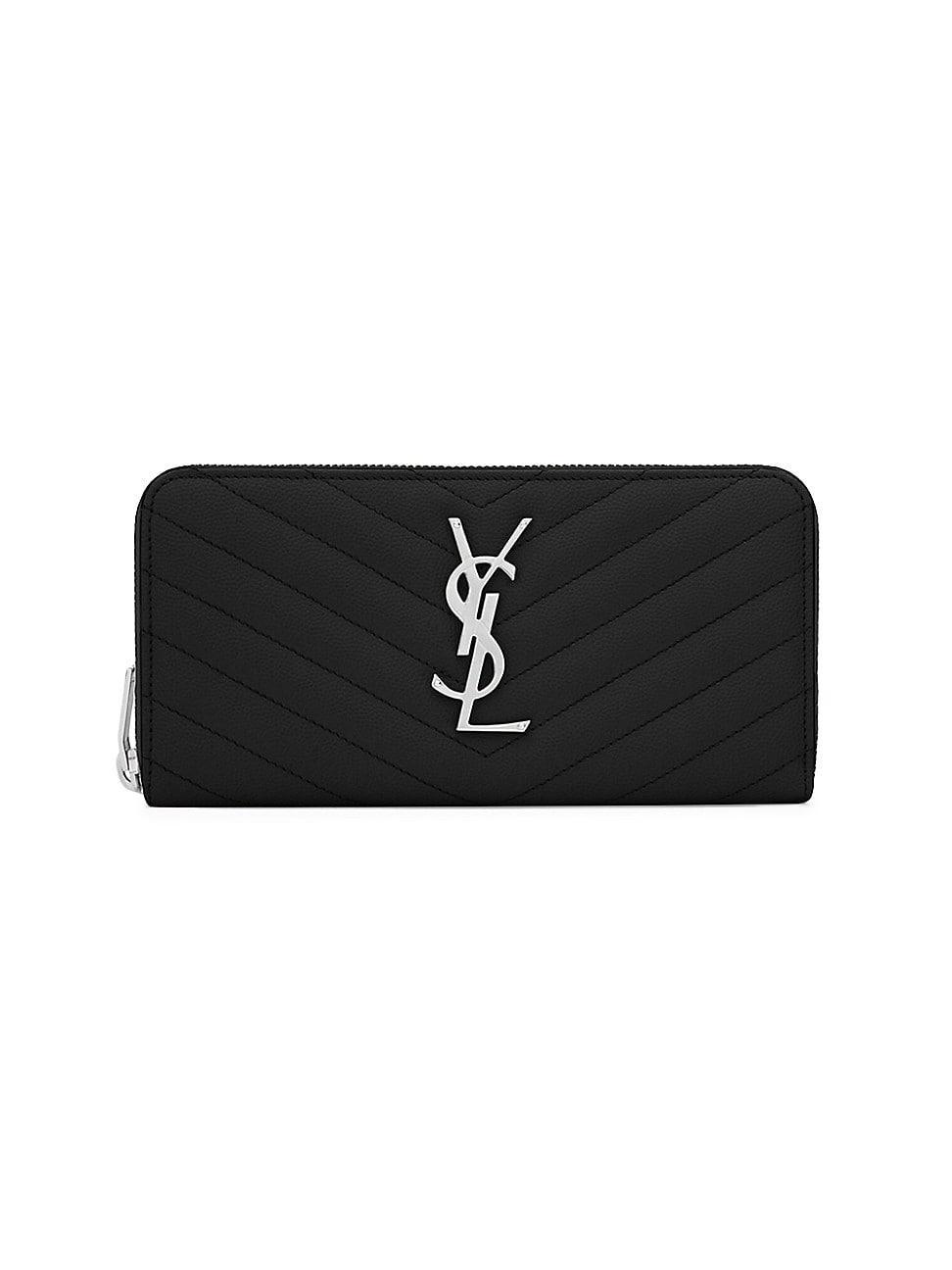 Womens Monogram Matelasse Leather Zip-Around Wallet Product Image