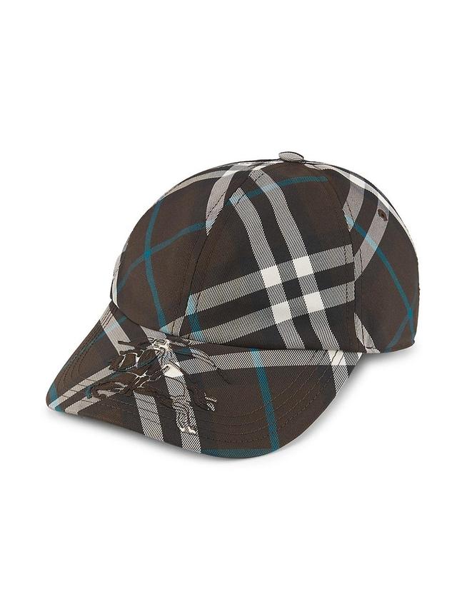 Mens Check EKD Baseball Cap Product Image