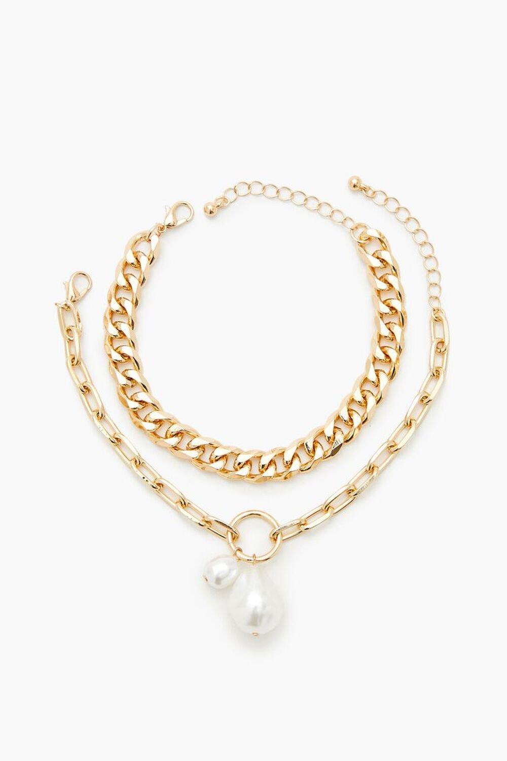 Faux Pearl Bracelet Set | Forever 21 Product Image