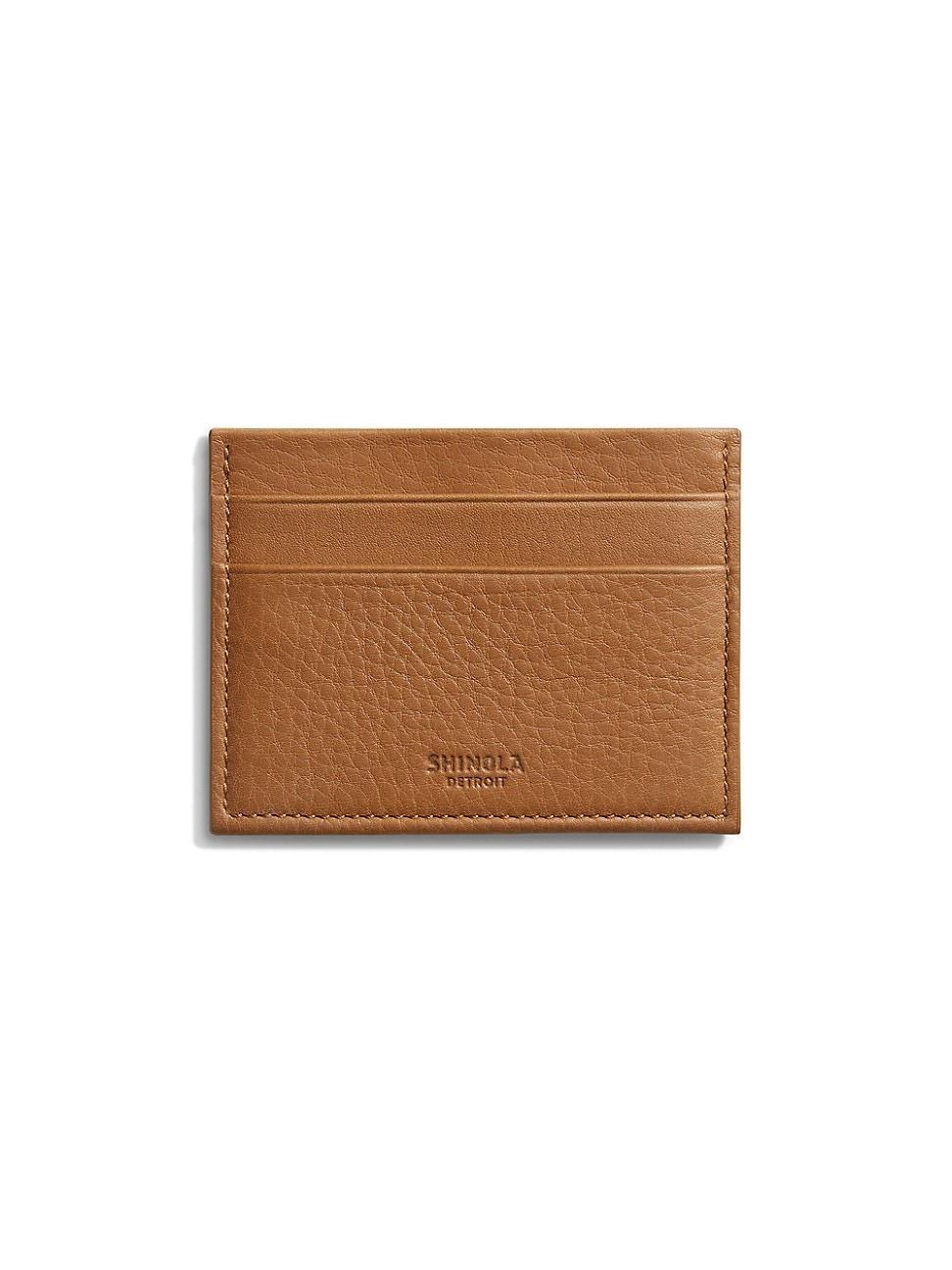 Shinola Slim Bifold Leather Wallet Product Image