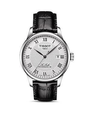 Tissot Le Locle Powermatic 80 Automatic Leather Strap Watch, 39mm Product Image