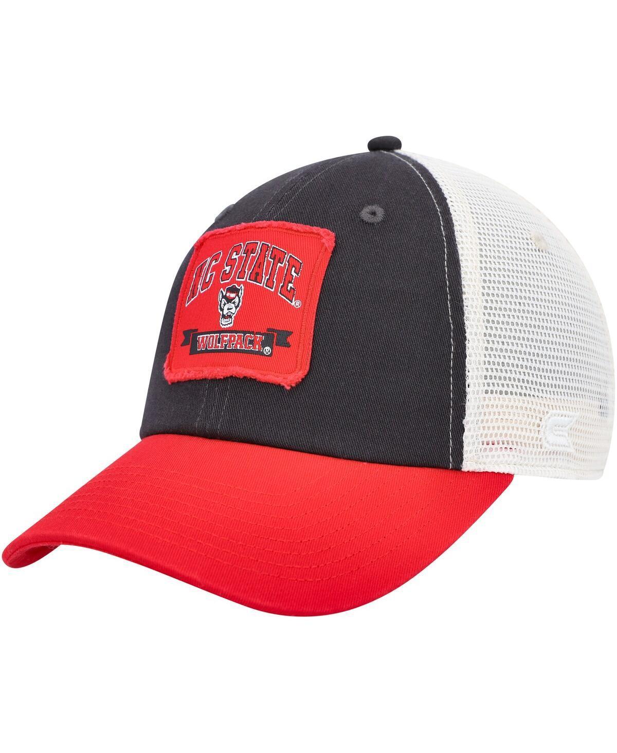 Mens Colosseum Charcoal NC State Wolfpack Objection Snapback Hat Product Image