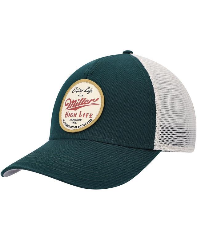 Mens American Needle Green Miller Valin Trucker Snapback Hat - Green Product Image