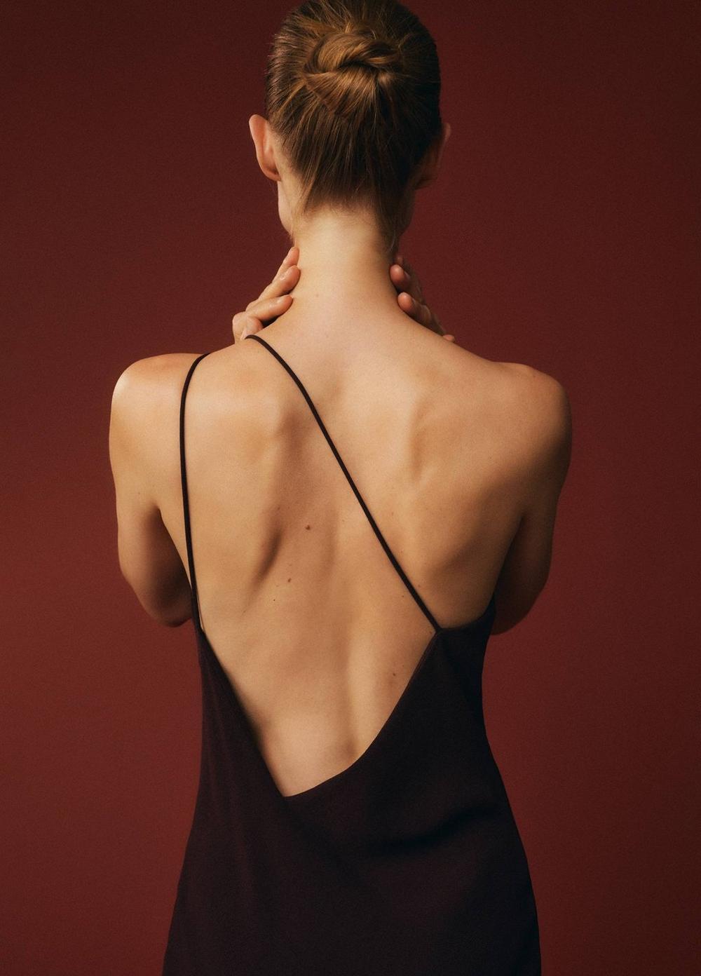 Sphere-Detail One-Shoulder Dress Product Image