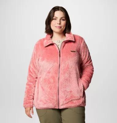 Plus Size Columbia Fireside Sherpa Fleece Jacket, Womens Product Image