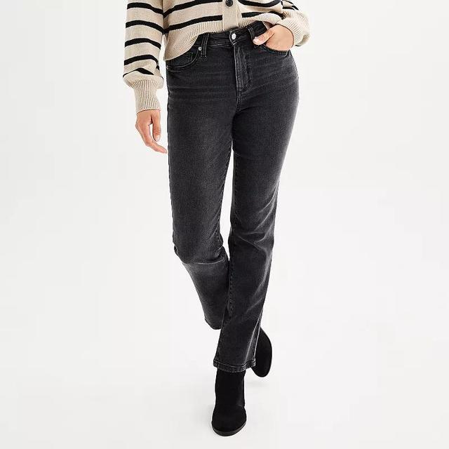 Womens Sonoma Goods For Life High Rise Straight Jeans Product Image