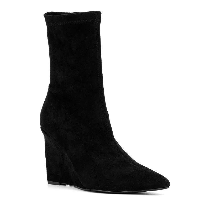 New York & Company Odette Womens Wedge Ankle Boots Product Image