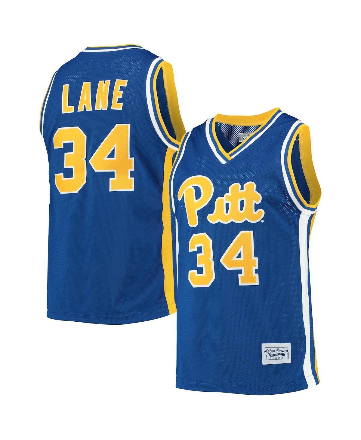 Mens Original Retro Brand Jerome Lane Royal Pitt Panthers Alumni Commemorative Classic Basketball Jersey Product Image