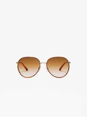 Michael Kors Empire 58mm Gradient Aviator Sunglasses Product Image