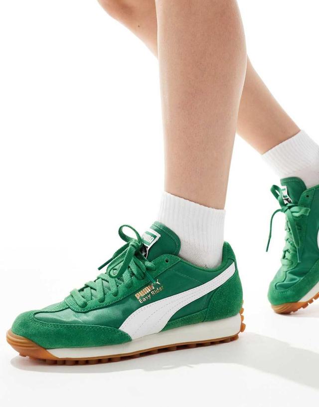 PUMA Easy Rider Vintage sneakers in green and white Product Image