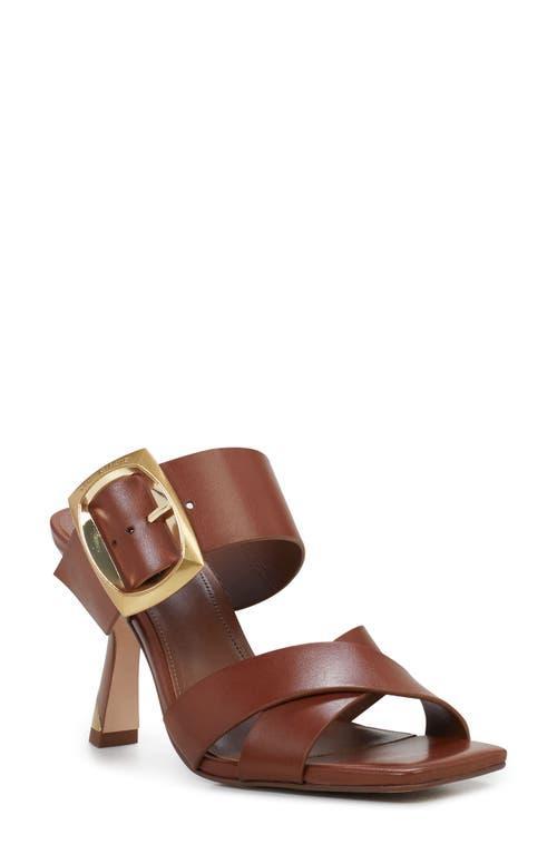 Vince Camuto Womens Helya Slip On Buckled High Heel Sandals Product Image