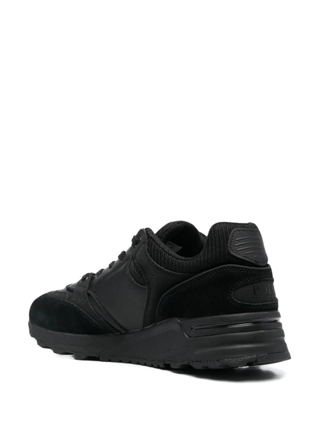 Logo-print Low-top Sneakers In Schwarz Product Image