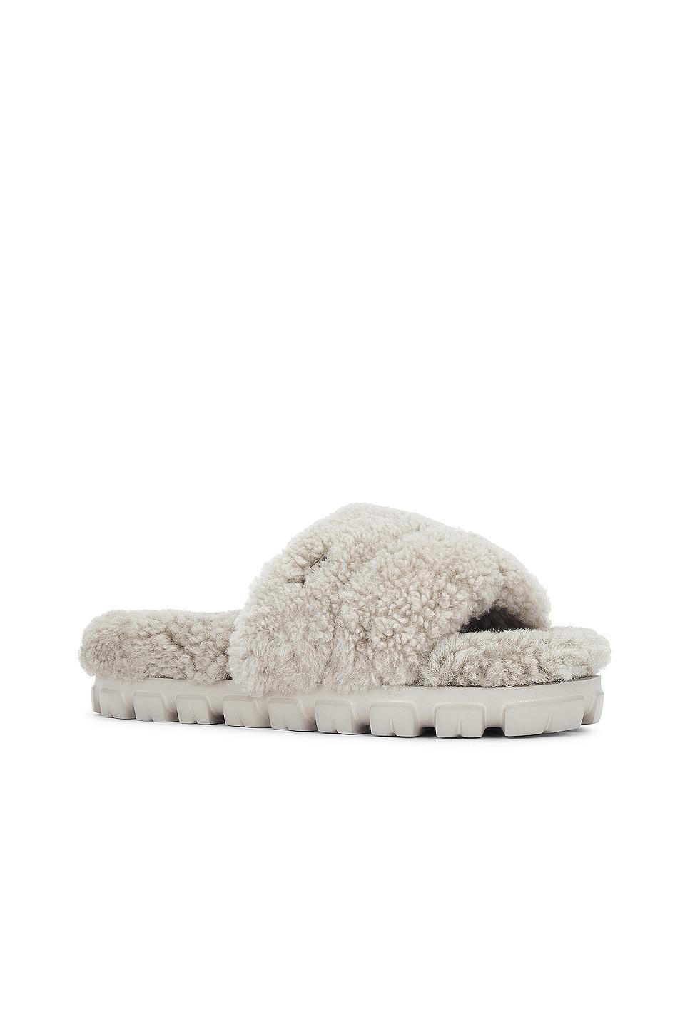 UGG Cozetta Curly Slipper in Grey Product Image