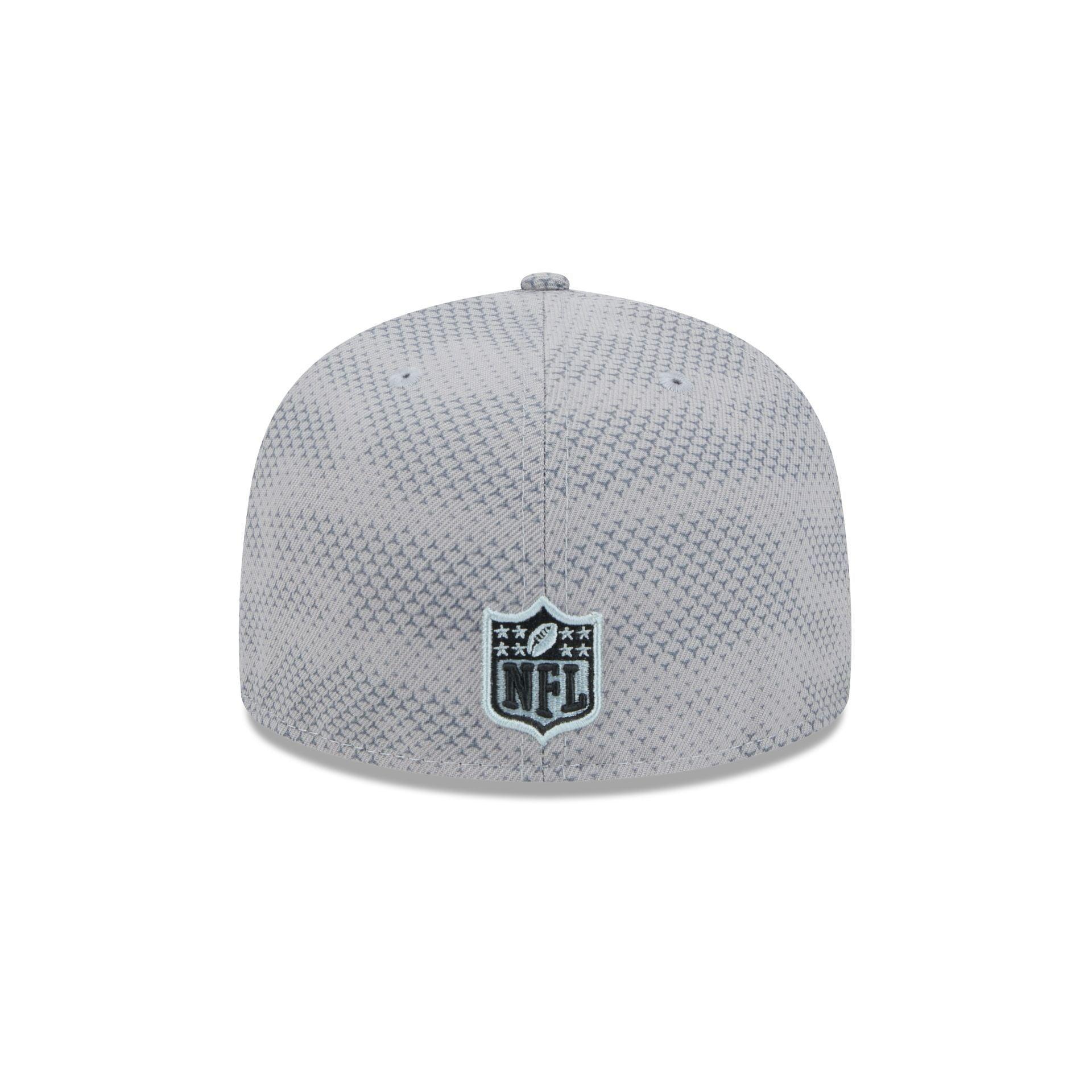 Las Vegas Raiders 2024 Sideline Gray 59FIFTY Fitted Hat Male Product Image