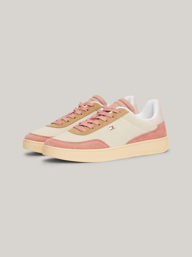 Tommy Hilfiger Women's Suede Cupsole Sneaker Product Image