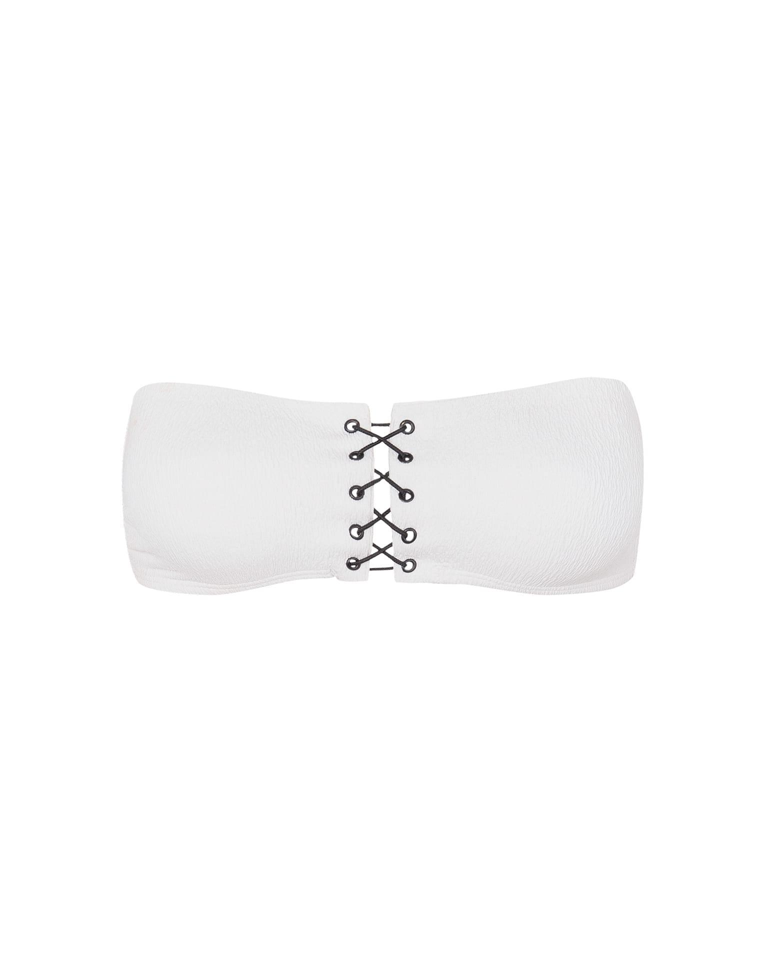 Firenze Blair Bandeau Top - White Product Image