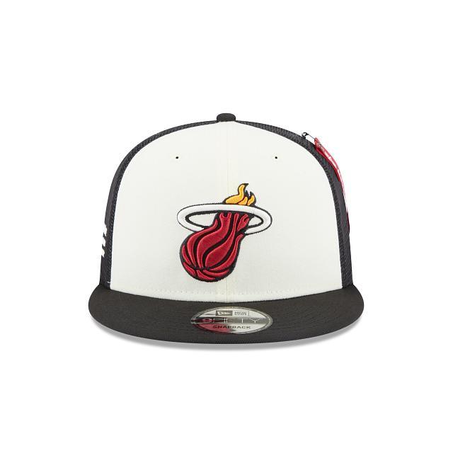 Alpha Industries X Miami Heat 9FIFTY Snapback Hat Male Product Image