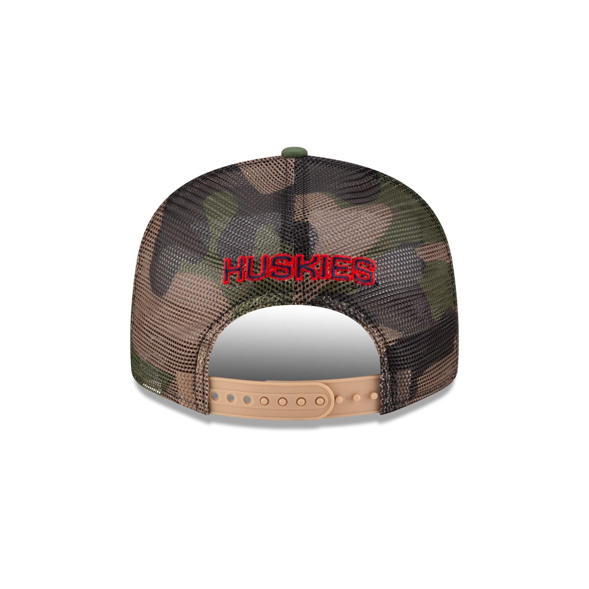 Connecticut Huskies Camo 9FIFTY Trucker Hat Male Product Image