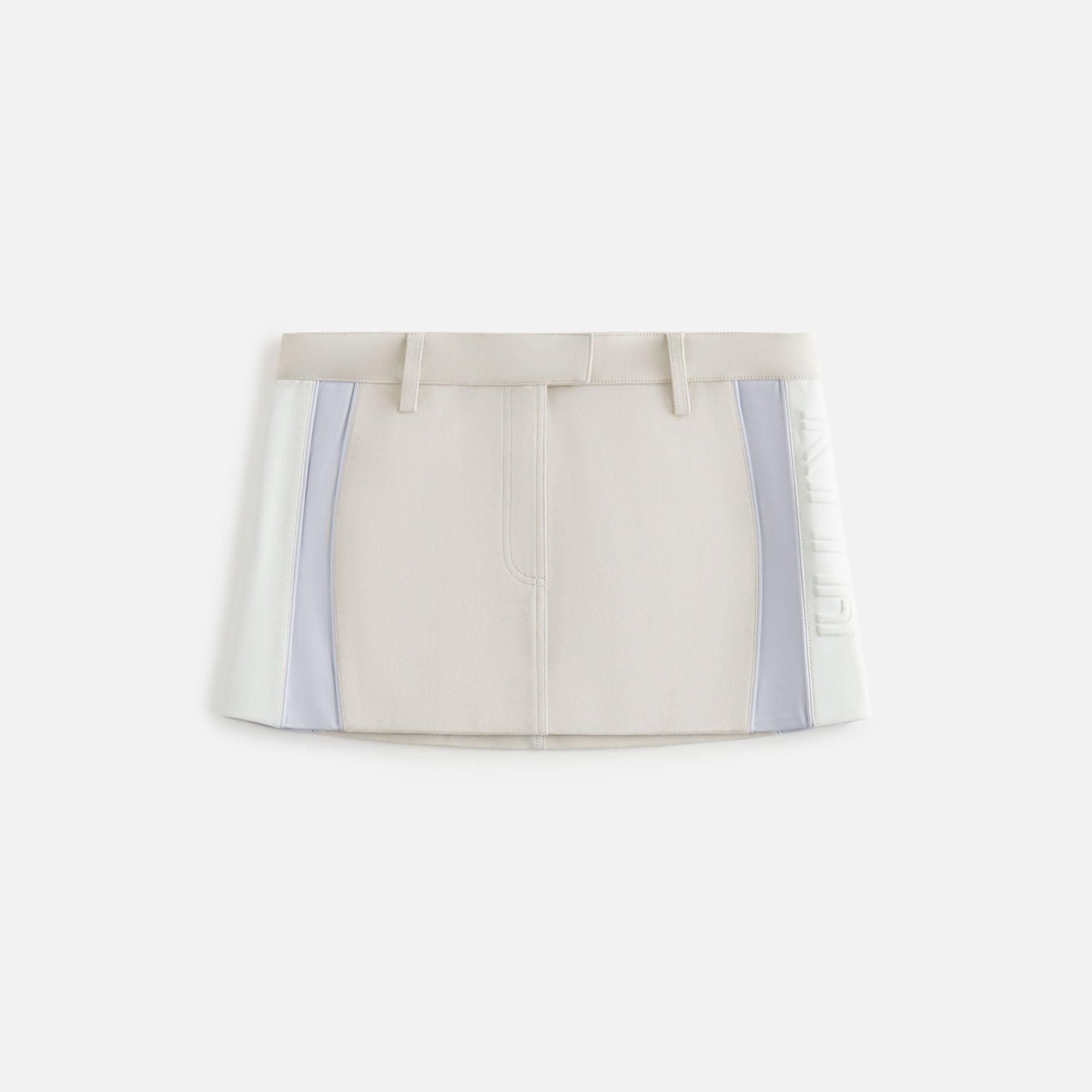 Kith Women Ren Leather Mini Skirt - Sandrift Female product image