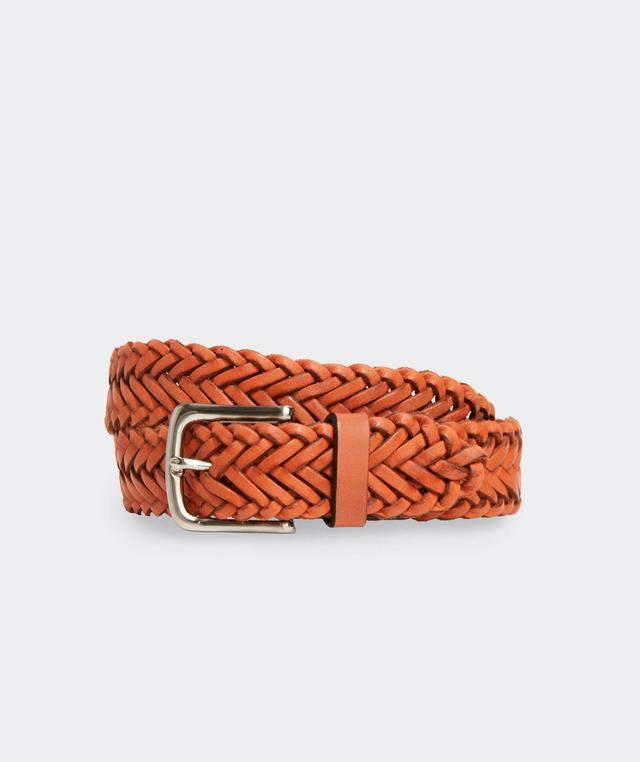 Flat Braided Leather Belt Product Image