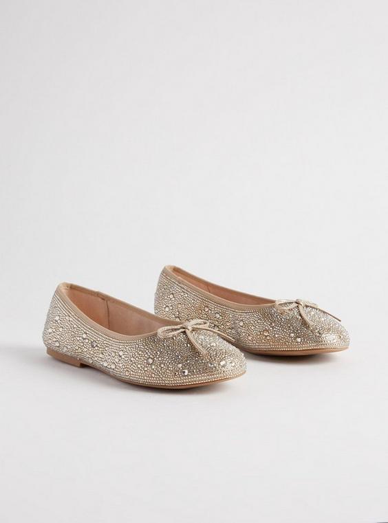 Embellished Ballet Flat (WW) Product Image