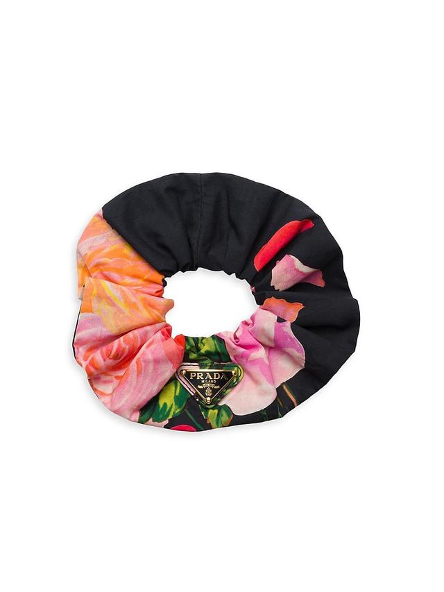 Womens Printed Fabric Scrunchie Product Image