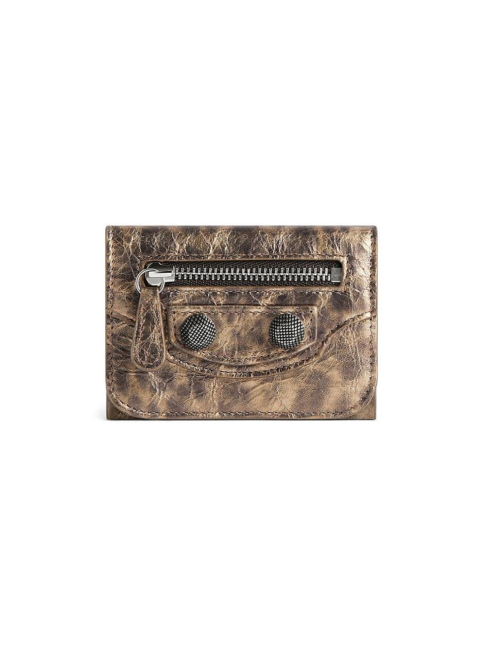 Womens Le Cagole Mini Wallet With Leopard Print Product Image