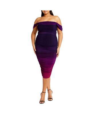 Plus Size Alyssa Print Maxi Dress Product Image