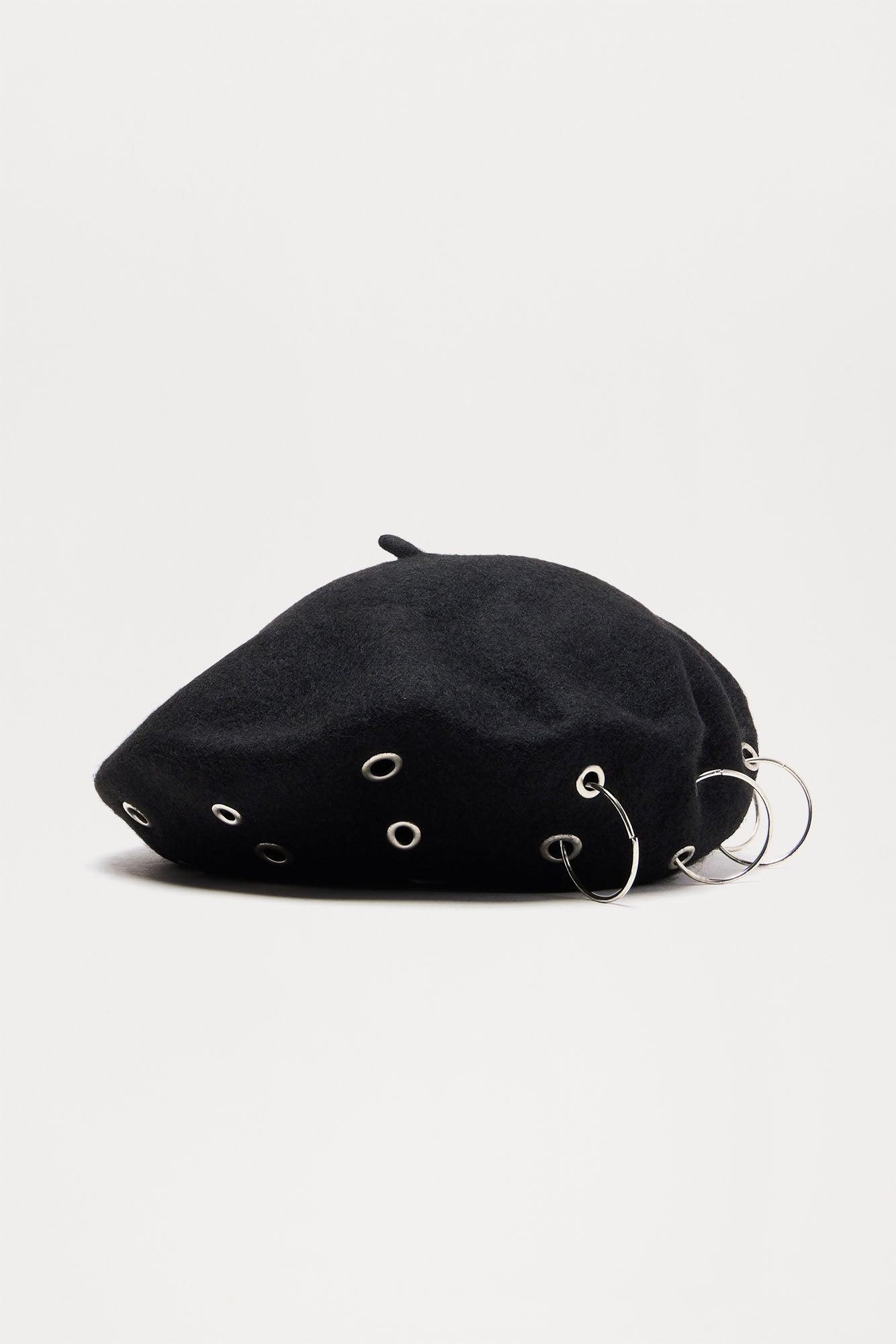 Grunge Baddie Beret - Black Product Image