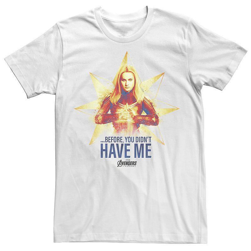 Mens Marvel Avengers Endgame Captain Marvel Logo Tee Product Image