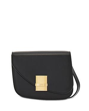 Ferragamo Fiamma Asymmetric Leather Crossbody Product Image