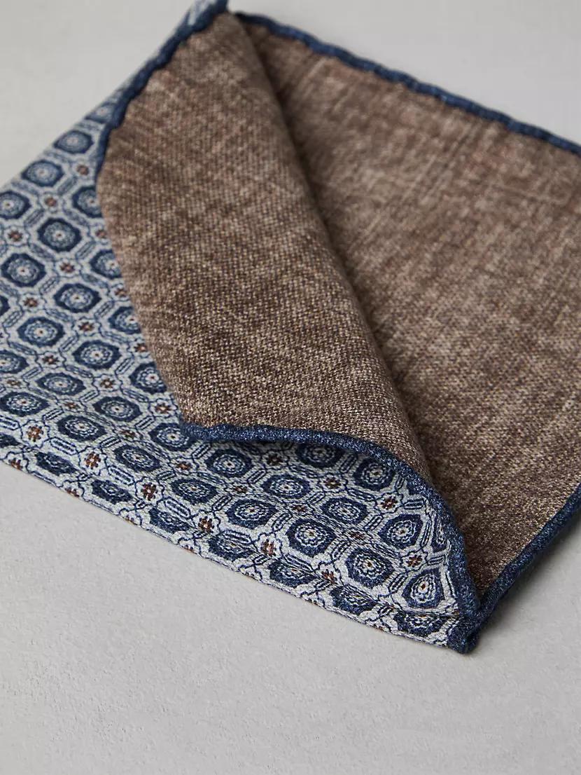 Silk Pocket Square with Pattern Product Image