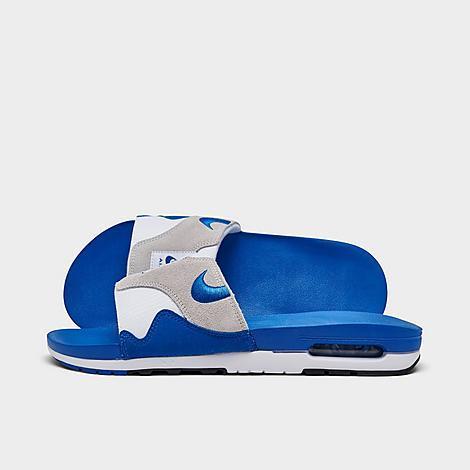 Nike Mens Air Max 1 Slide Sandals from Finish Line - White Product Image