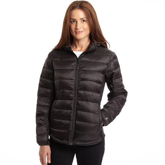 Plus Size Excelled Hybrid Hooded Puffer Jacket, Womens Product Image