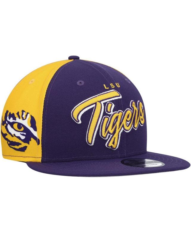 Mens New Era Purple Lsu Tigers Outright 9FIFTY Snapback Hat Product Image