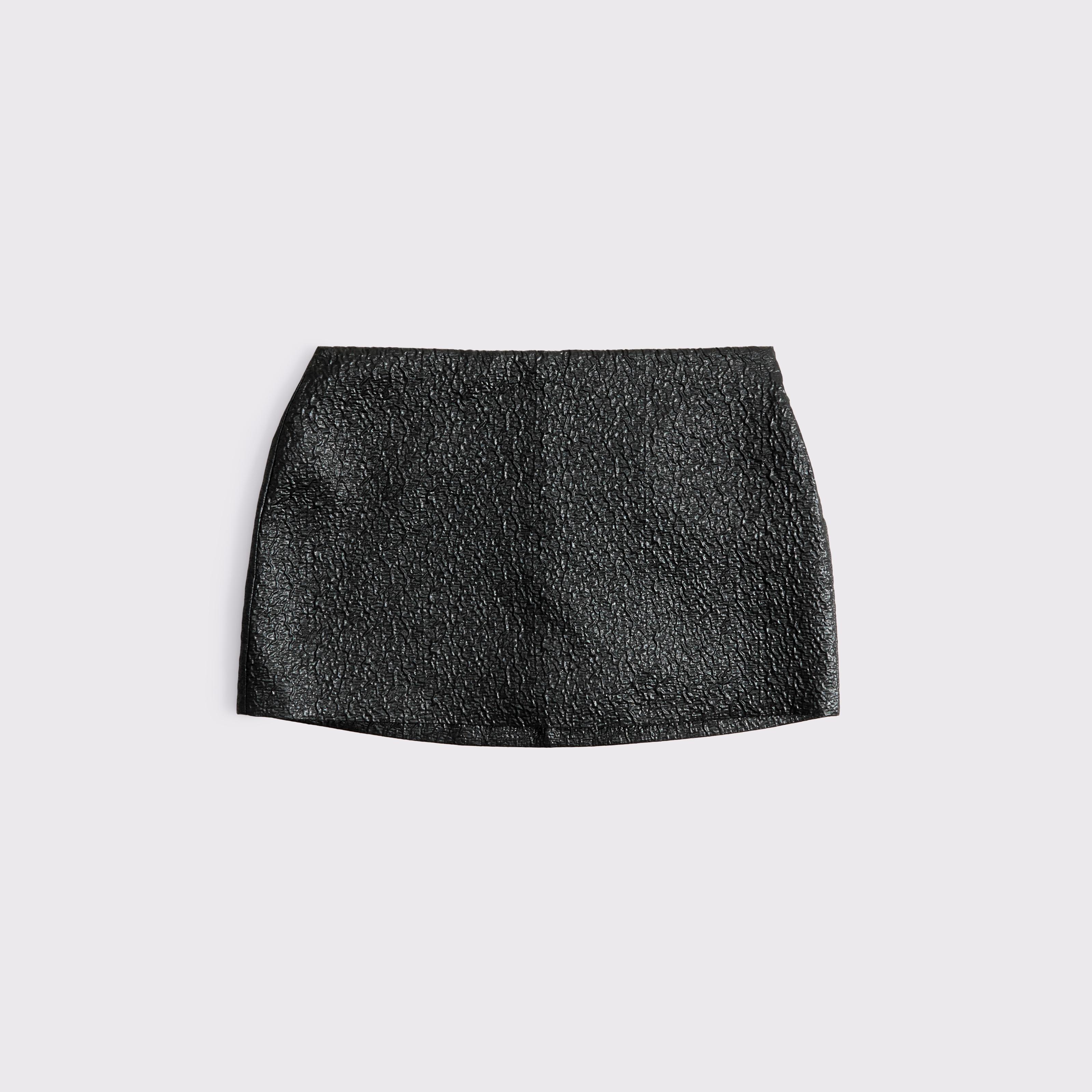 Mid Rise Metallic Mini Skort Product Image