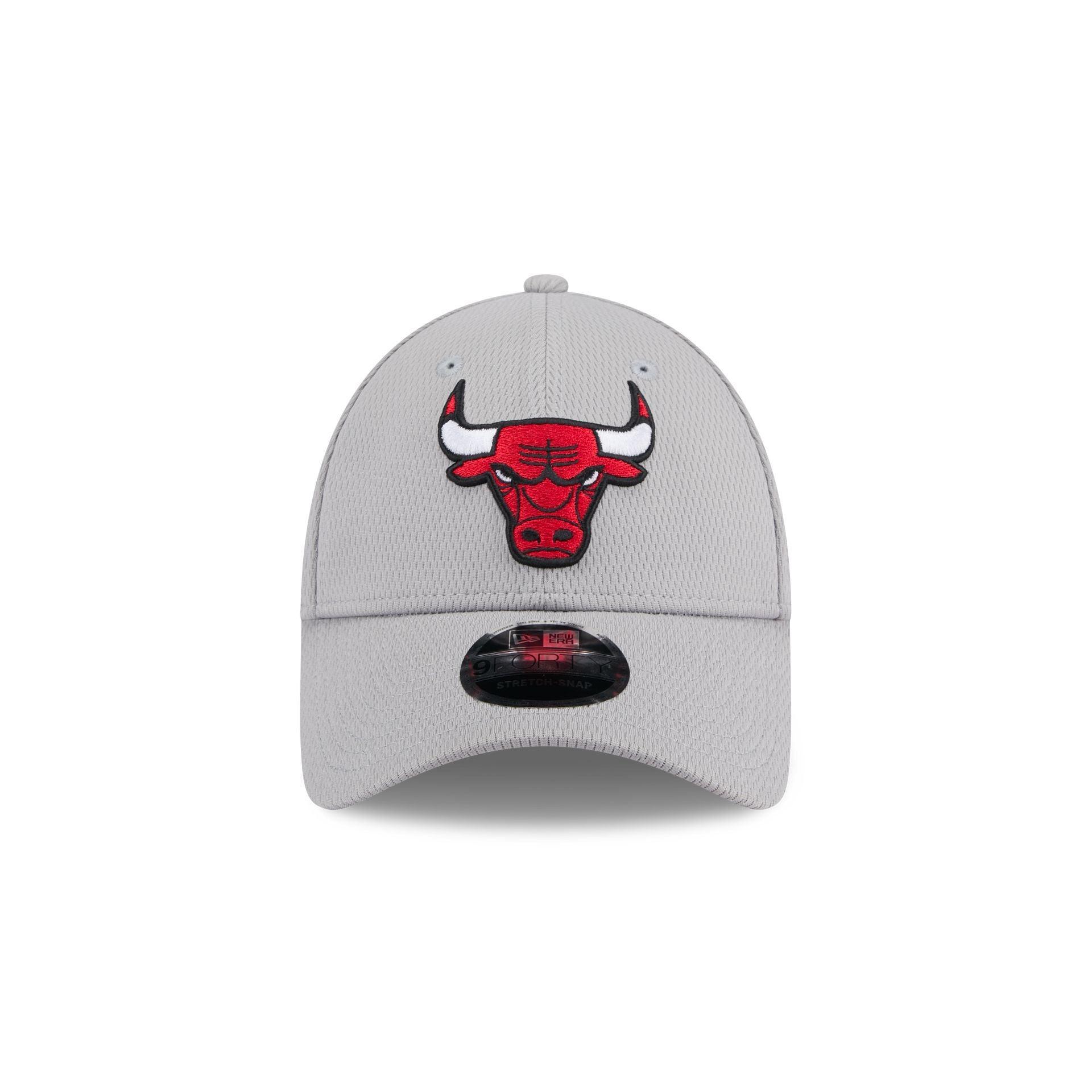 Chicago Bulls Gray 9FORTY Stretch-Snap Hat Male Product Image