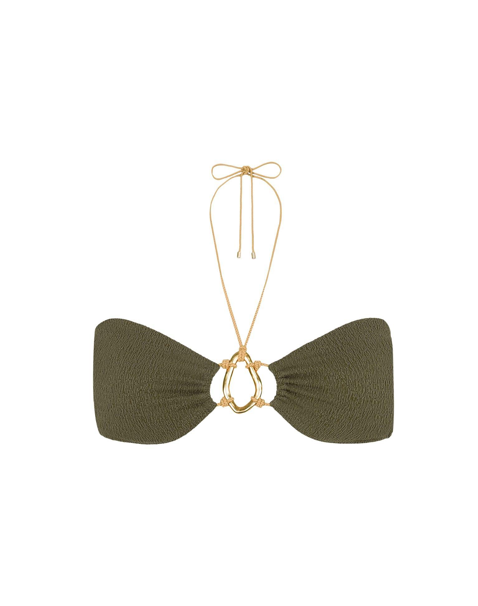 Firenze Adalia Bandeau Top - Evergreen Product Image