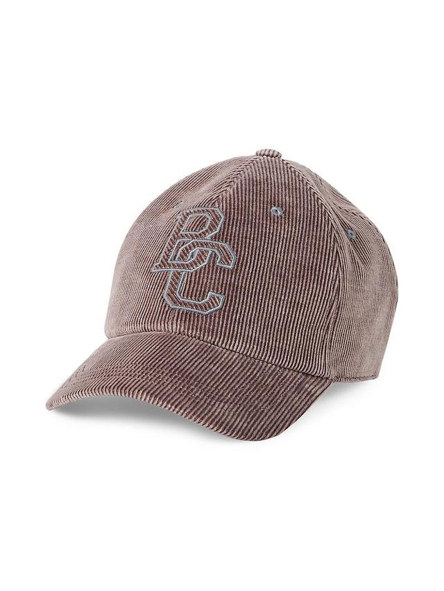 Mens Corduroy Baseball Cap with BC Patch Product Image