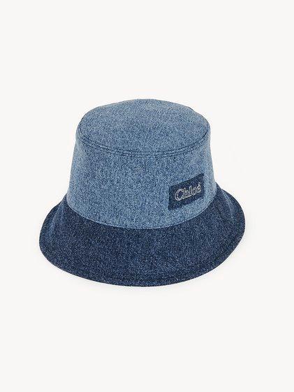 Romy bucket hat in denim Product Image