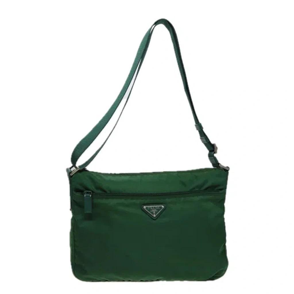 Tessuto Green Synthetic Shoulder Bag () Product Image