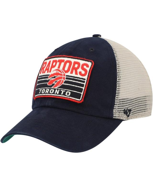 Mens 47 Black/Natural Toronto Raptors Four Stroke Clean Up Snapback Hat Product Image