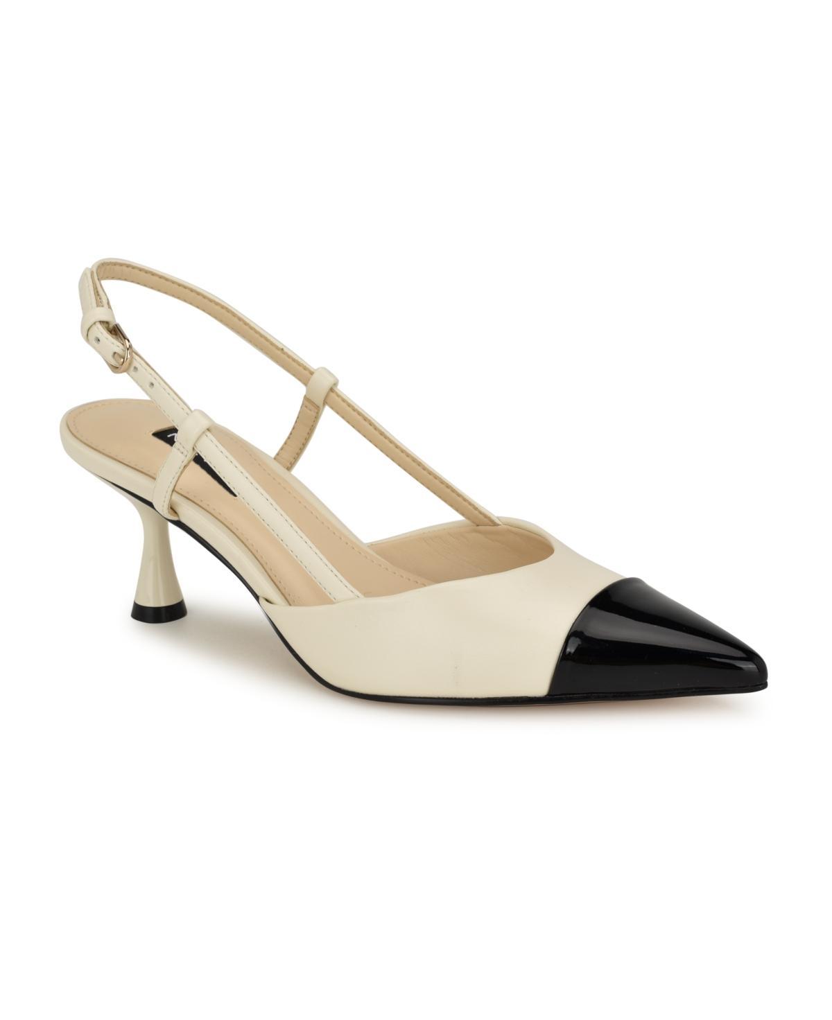 Nine West Womens Rizzy Pointy Toe Slingback Dress Pumps Product Image